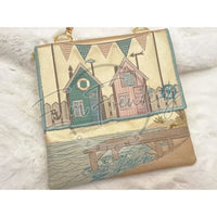 Topzip Flap Bag - Beach Huts