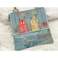 Topzip Flap Bag - Beach Huts