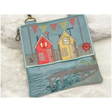 Topzip Flap Bag - Beach Huts