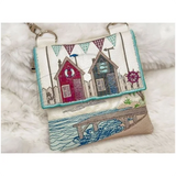 Topzip Flap Bag - Beach Huts