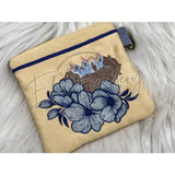 Topzip Flap Bag - Bluebirds