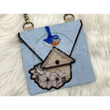 Topzip Flap Bag - Bluebirds