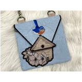 Topzip Flap Bag - Bluebirds