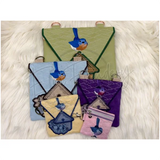 Topzip Flap Bag - Bluebirds