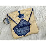 Topzip Flap Bag - Bluebirds