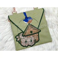 Topzip Flap Bag - Bluebirds