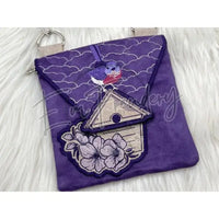 Topzip Flap Bag - Bluebirds