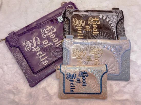 TopZip Flap Bag - Book of Spells