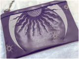 TopZip Flap Bag - Book of Spells