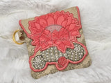 TopZip Flap Bag - Cactus 5.22 X 5.11 (132.6mm X 129.8mm)