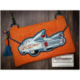 Topzip Flap Bag - Cadillac 6.22 X 10.04