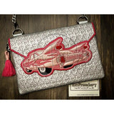 Topzip Flap Bag - Cadillac 6.95 X 10.09