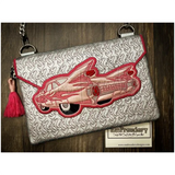 Topzip Flap Bag - Cadillac 6.95 X 10.09