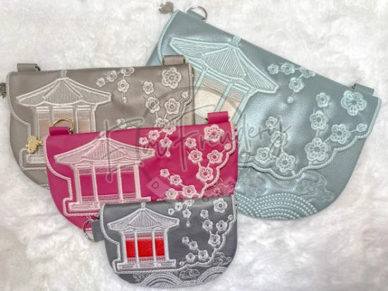 TopZip Flap Bag - Chinese Pavilion