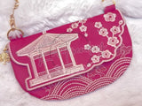 TopZip Flap Bag - Chinese Pavilion