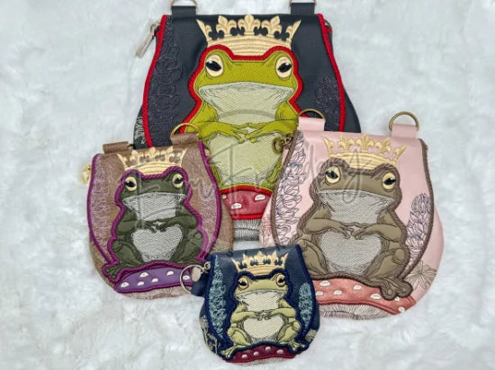 TopZip Flap Bag - Cottagecore Frog