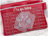 Topzip Flap Bag - Cupid’s Casino
