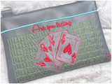Topzip Flap Bag - Cupid’s Casino