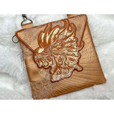 Topzip Flap Bag - Curly Dragon