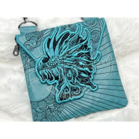 Topzip Flap Bag - Curly Dragon