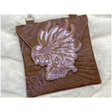Topzip Flap Bag - Curly Dragon