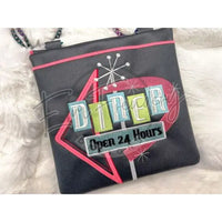 Topzip Flap Bag - Diner