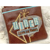 Topzip Flap Bag - Diner