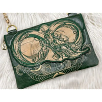 Topzip Flap Bag - Dragon Ouroboros