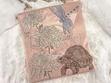 TopZip Flap Bag - Dragonfly & Tortoise