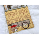 Topzip Flap Bag - Farmers Market Cart