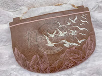 Topzip Flap Bag - Feathers