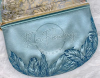 Topzip Flap Bag - Feathers