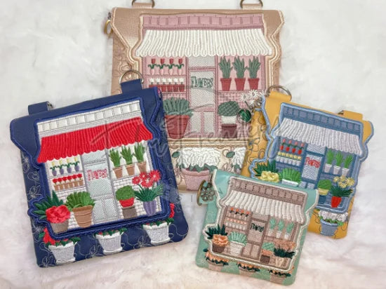 TopZip Flap Bag - Flower Shop
