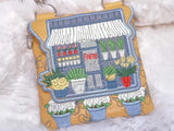 TopZip Flap Bag - Flower Shop