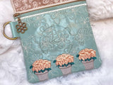 TopZip Flap Bag - Flower Shop