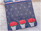 TopZip Flap Bag - Flower Shop