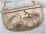 TopZip Flap Bag - Football Cornucopia