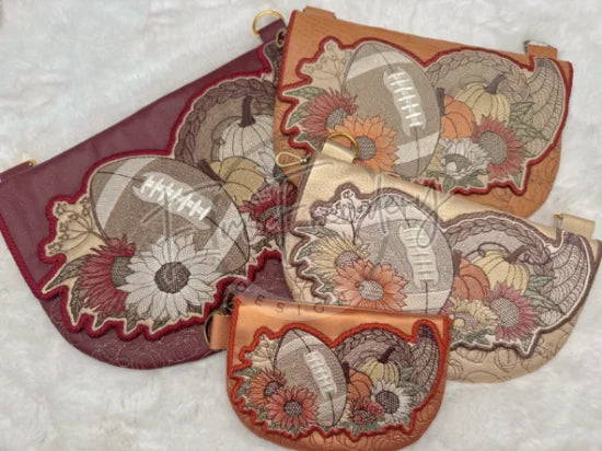 TopZip Flap Bag - Football Cornucopia 9.11 X 12.83 (231.4mm X 325.9mm)