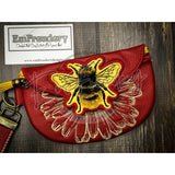 Topzip Flap Bag - Fringe Bumblebee 4.62 X 6.98