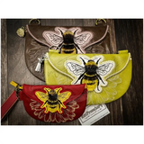 Topzip Flap Bag - Fringe Bumblebee