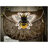 Topzip Flap Bag - Fringe Bumblebee 7.25 X 10.17