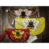 Topzip Flap Bag - Fringe Bumblebee