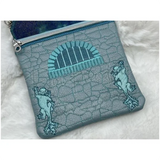 Topzip Flap Bag - Gargoyle Guardian