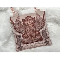 Topzip Flap Bag - Gargoyle Guardian