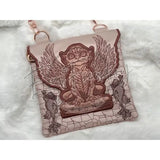 Topzip Flap Bag - Gargoyle Guardian