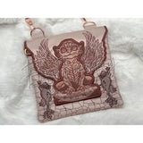 Topzip Flap Bag - Gargoyle Guardian