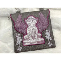 Topzip Flap Bag - Gargoyle Guardian