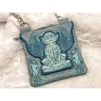 Topzip Flap Bag - Gargoyle Guardian