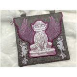 Topzip Flap Bag - Gargoyle Guardian