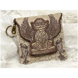 Topzip Flap Bag - Gargoyle Guardian
